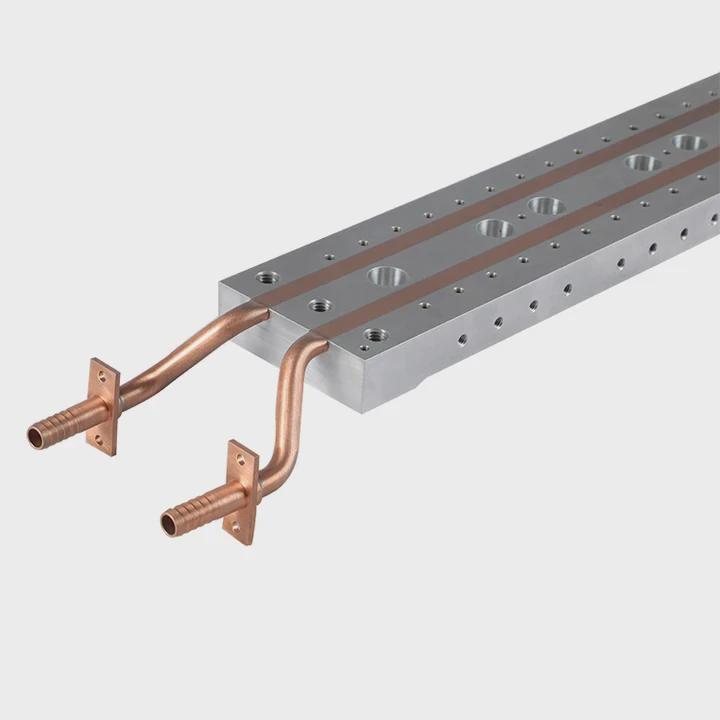 6061 Square Water Cooling Heatsink Cnc Oem