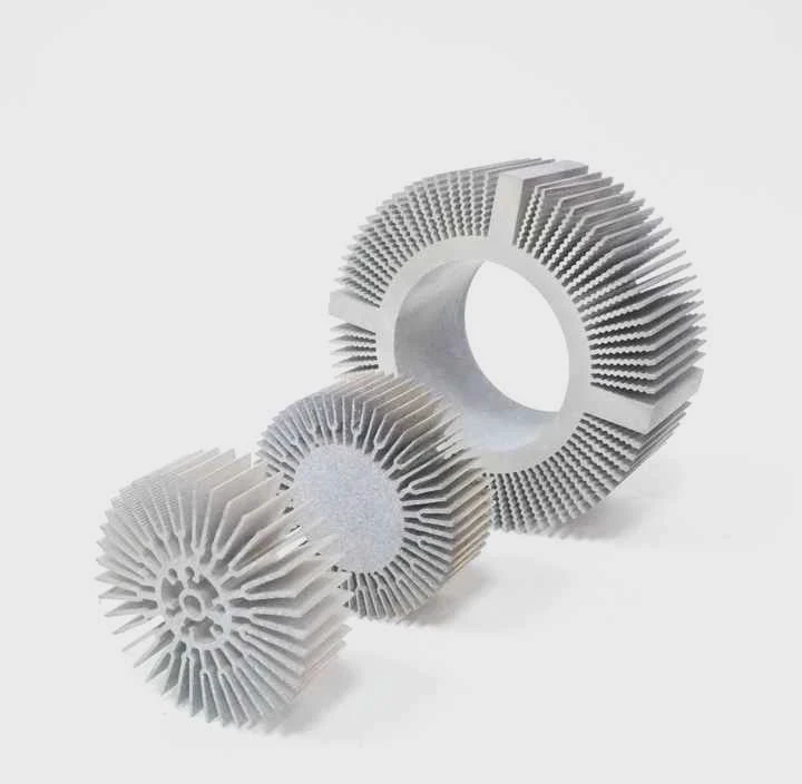 6063 T5 T6 Extruded Aluminum Heatsink Profile