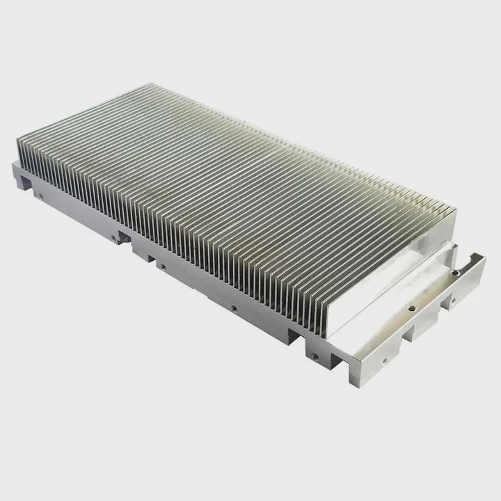 High-Power 800 W Aluminium Radiator Heatsink Cnc Skived Fin