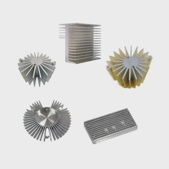Die Cast Led Heatsink With Copper & Anodizing