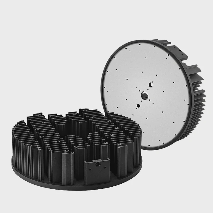 360Mm Round Led Heatsink 500W With Lens