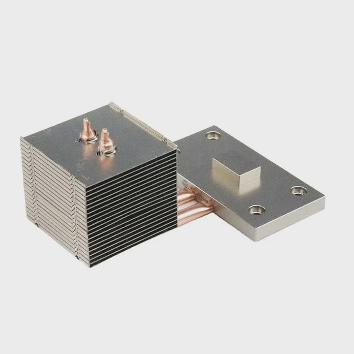 Laser Device Zipper Fin Heatpipe Copper Heatsink