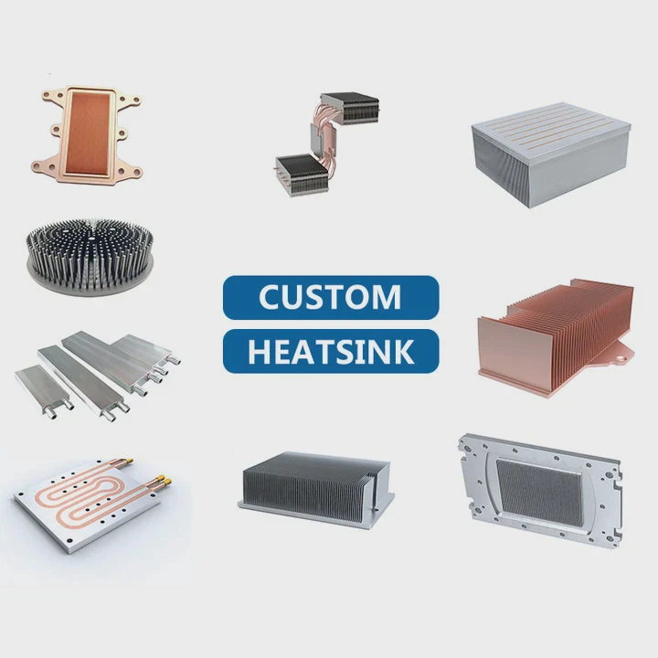 Custom Copper Water-Cooled Heat Sink 1000Mm