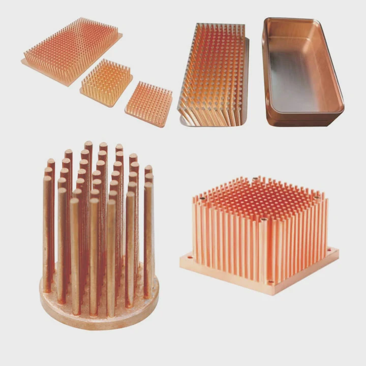 Precision Copper Heat Sink For Cpu Cooling