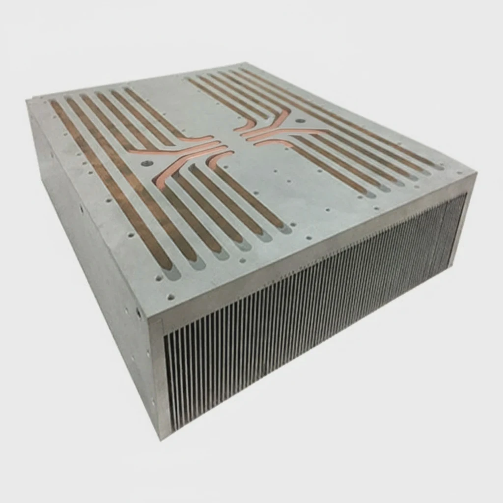 300W Copper Pipe Heat Sink For Amplifier