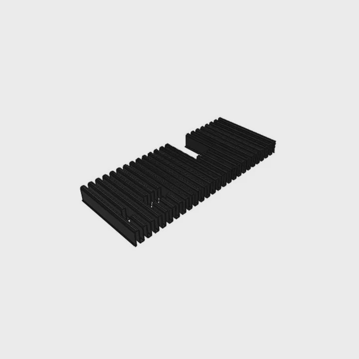 Stamped Aluminum Heat Sink For Power Equipment