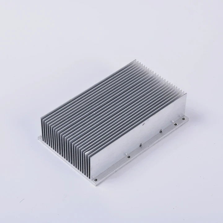 Cnc Anodized Aluminum Heat Sink With Cutting