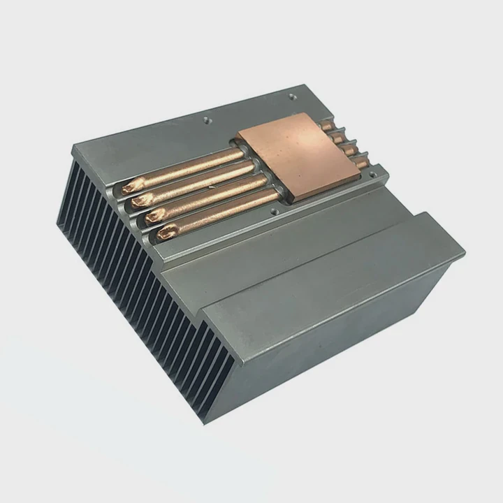 50W Forged Copper Pin Fin Heat Sink For Cob Led