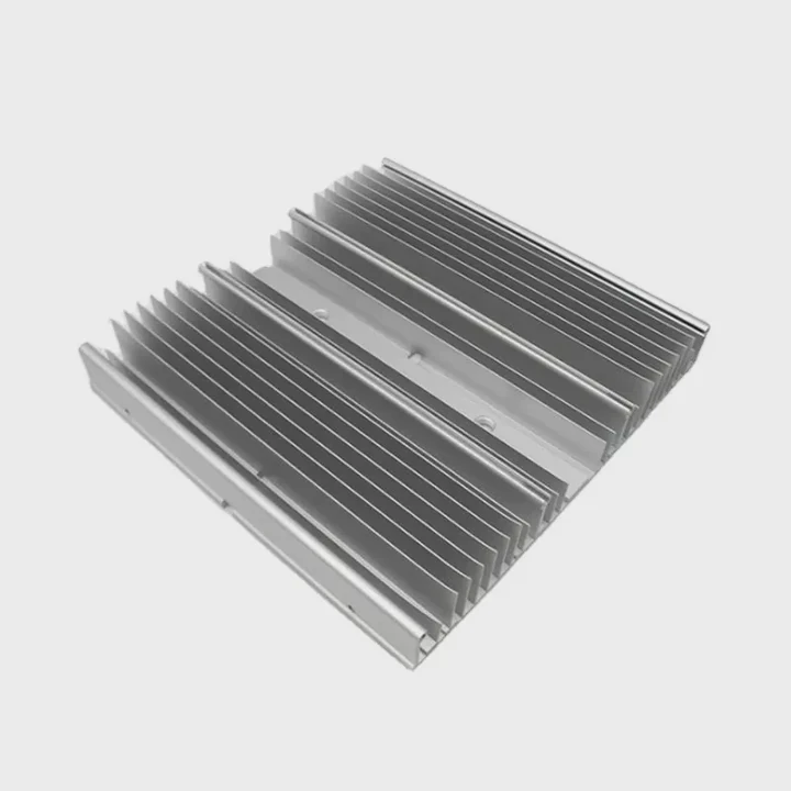 Anodized Extruded Aluminum Fin Heat Sink