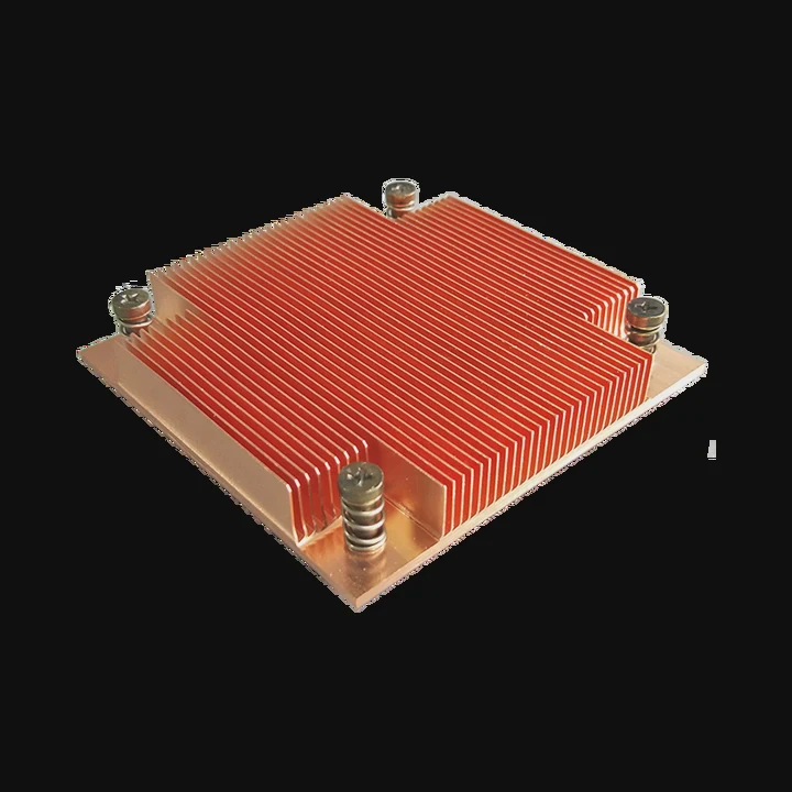 Anodized Cu-Al Alloy Fin Heat Sink Cu1-10