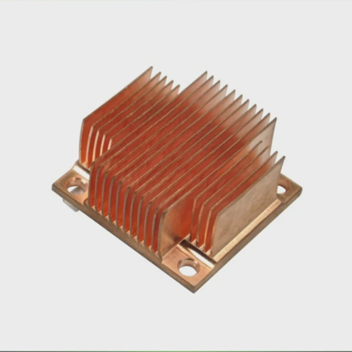 1U Server Copper Skived Fin Heat Sink