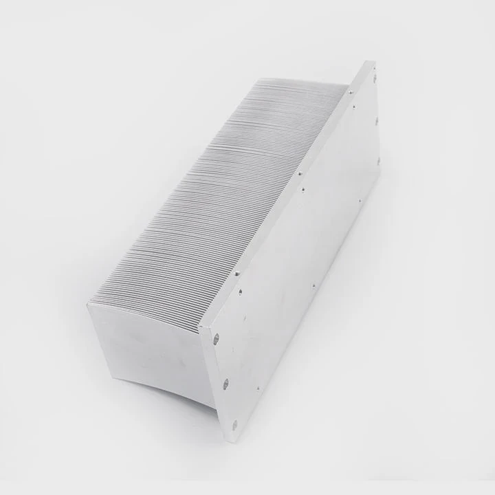 Black Anodized Pin Fin Heat Sink 163Mm