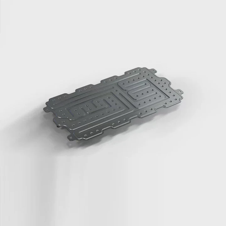 Ev Battery Cooling Plate With Heat Pipes