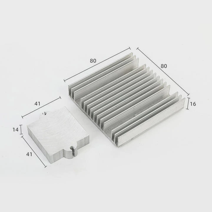 Aluminum Tube Heat Sink For Vehicle Cooling