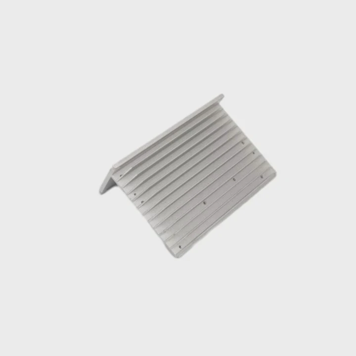 Silver Anodized Extruded Heat Sink