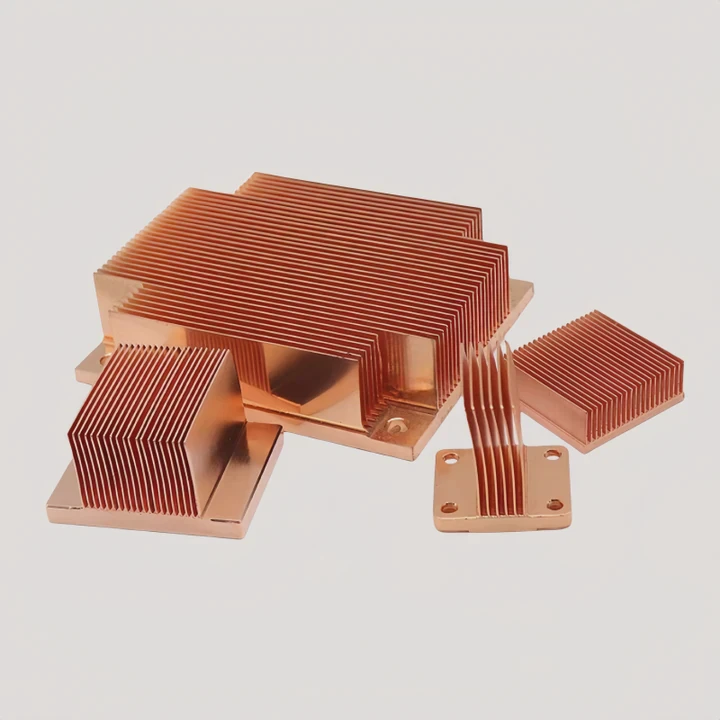Oem Skived Fin Heatsink Cu & Al Thermal Expert