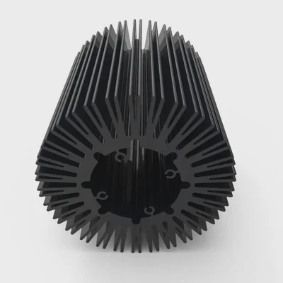 Round Hollow Pin-Fin Heatsink For Led Lighting
