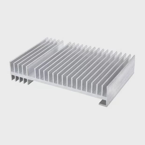 Iso Certified 6063 Aluminum Zipper Fin Heatsink