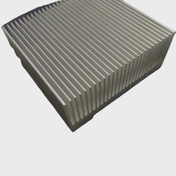 Large Anodized Aluminum Heat Sink Extrusion - Custom