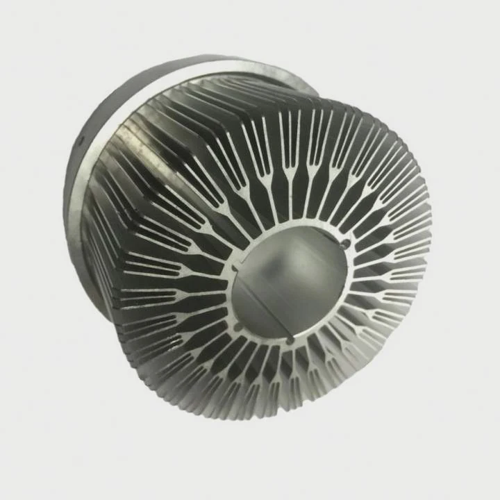 Oem Led Heat Sink With Zipper Skiving Fins