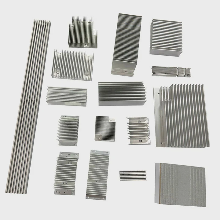 Cnc Anodized Aluminum Cooling Fin