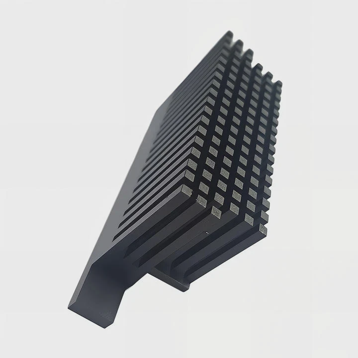 High-Power Black Anodised Aluminum Pin-Fin Heat-Sink
