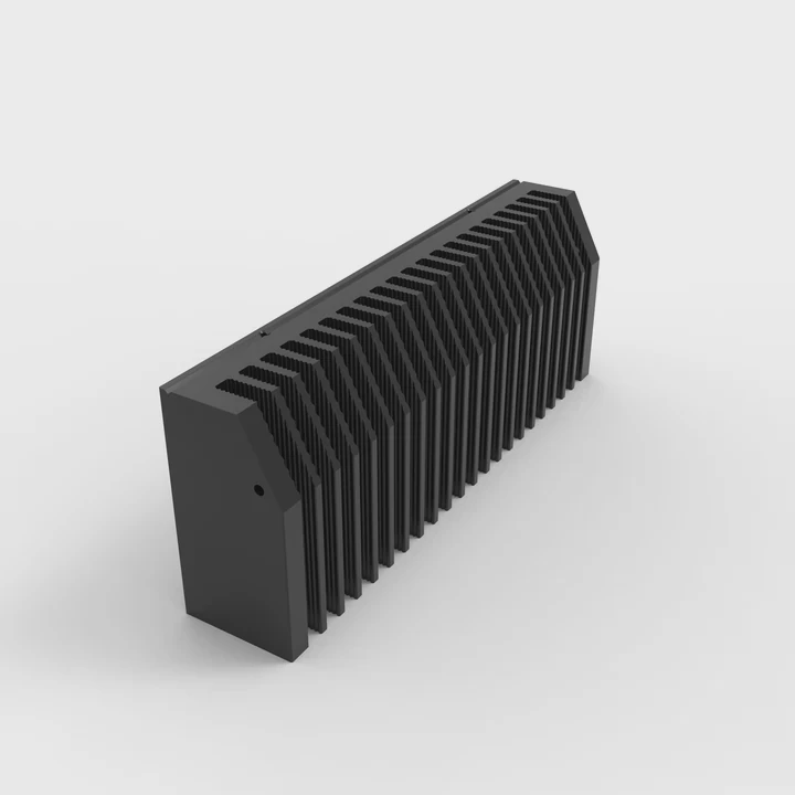 Water-Cooled Skived Fin Led Heatsink 6000