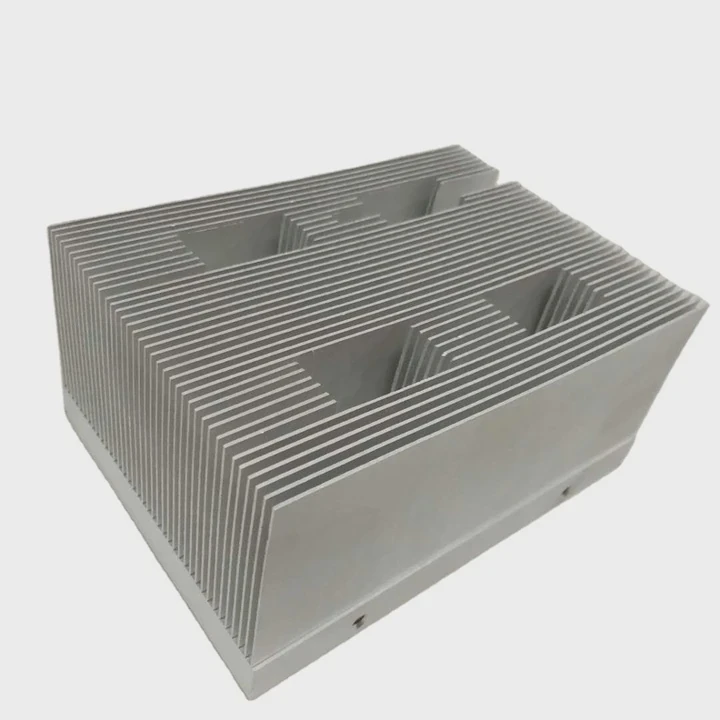 Copperaluminum Skived Fin Heatsink For Medical Use
