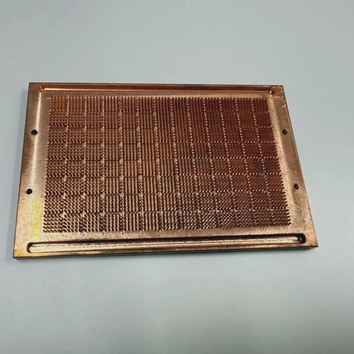 Custom Copper Clip Heat Sink For Igbt & Power Modules - Cnc Machined
