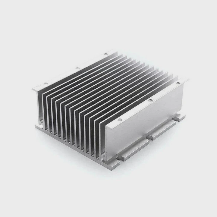 Square Cnc Aluminum Heat Sink For Lighting