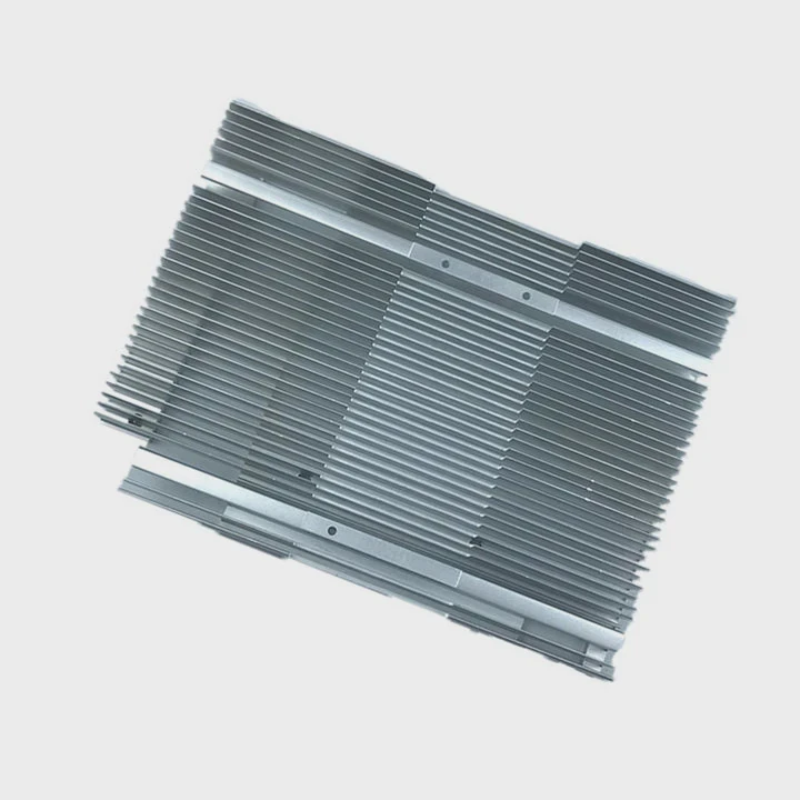 Wave Profile Folded Fin Heatsink Custom Aluminum