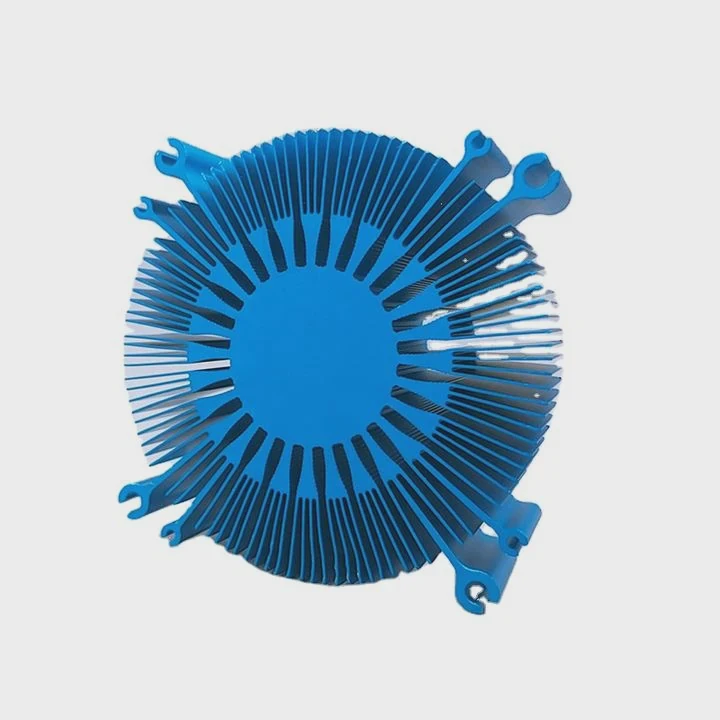 Oem Skived Fin Aluminum Heat Sink Custom