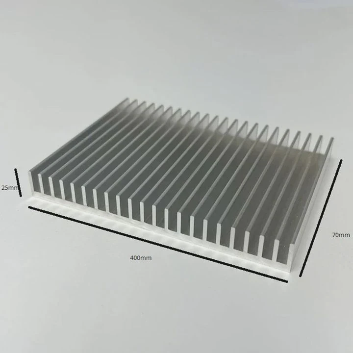 Led Copper Skived Fin Heat Sink With Aluminum Base