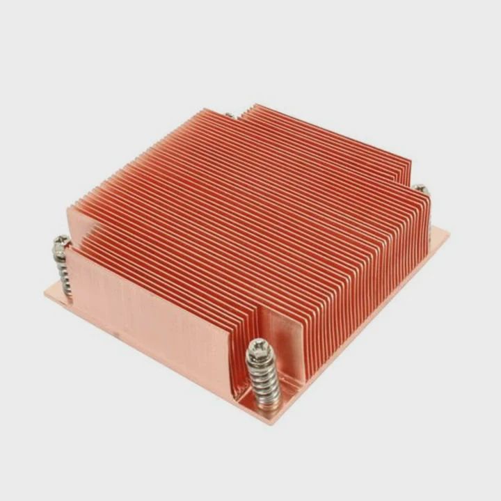 Skived Copper Fin Cpu Heatsink For Project Cooling